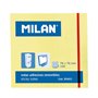 Bloco Milan de 100 notas adesivas - removível - 76 mm x 76 mm - cor amarelo claro