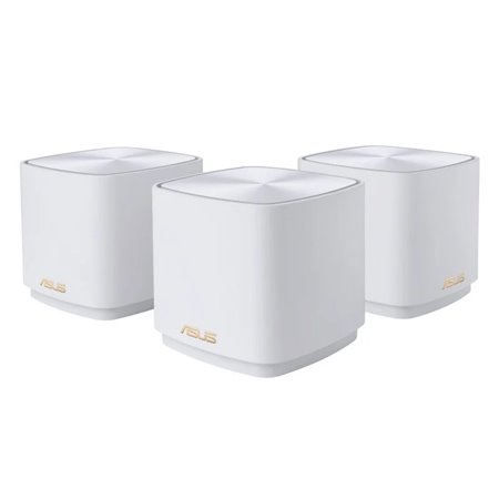 Pacote Asus ZenWiFi XD4 Plus de 3 sistemas Mesh WiFi AX1800 - Branco