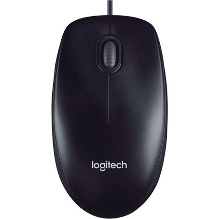 Logitech M90 USB Mouse 1000dpi - 3 Botões - Uso Ambidestro - Cor Preta