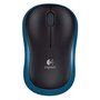 Logitech M185 Wireless Mouse 1000dpi - 3 Botões - Uso Ambidestro - Cor Preto/Azul