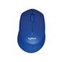 Logitech M330 Silent Plus Mouse sem fio 1000dpi - Silencioso - 3 botões - Uso destro - Cor azul