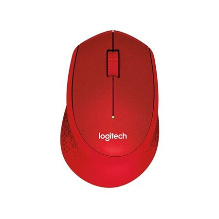 Logitech M330 Silent Plus Wireless Mouse 1000dpi - Silent - 3 botões - Uso destro - Cor vermelha