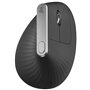 Logitech MX Vertical Advanced Ergonomic Mouse 4000dpi - 57º Vertical Angle - 4 botões programáveis - Uso destro - Cor preta