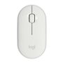 Logitech Pebble M350 USB Wireless Mouse 1000dpi - 3 botões - Uso ambidestro - Cor branca