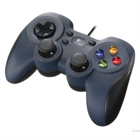 Controlador/Gamepad USB Logitech F310 - 10 botões programáveis - Cabo de 1,80m - Cor preta