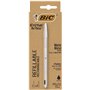 Bic Cristal Re´new Pacote de caneta esferográfica recarregável + 2 recargas - Ponta redonda de 1,0 mm - Curso de 0,32 mm - Tinta