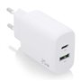 Carregador Aisens 25W - 1xUSB-C PD3.0 - 1xUSB-A QC3.0 - Branco