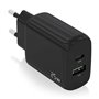 Carregador Aisens 25W - 1xUSB-C PD3.0 - 1xUSB-A QC3.0 - Cor Preto