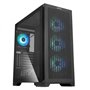 Abysm Gaming Danube Mura BX300 ARGB Tower Case ATX, EATX, ITX, micro ATX - Vidro temperado lateral - 3,5" e 2,5" - USB-C 3.2, US