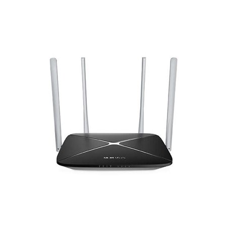 Roteador sem fio Mercusys AC1200 Dual Band - 5 portas - 10/100Mbps - 4 antenas 5dBi