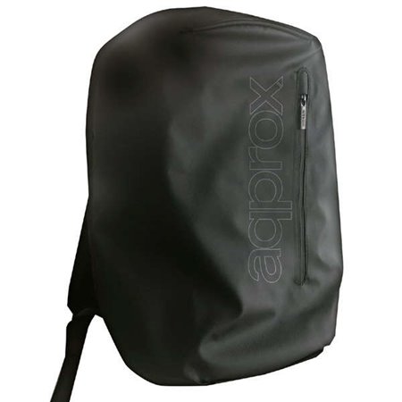 Mochila para laptop aproximada de 15,6" - Resistente à água - Acolchoamento interno de alta qualidade - Preto