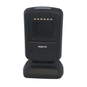 Leitor de código de barras de mesa aproximado - Indicador LED e bipe - Disparo manual e automático Leitor de código de barras de mesa aproximado - Indicador LED e bipe - Disparo manual e automático