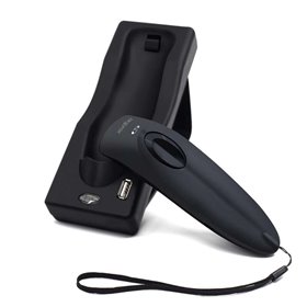 Leitor de código de barras RF Bluetooth sem fio aproximado - Indicador LED, Beeper e Vibração - Velocidade 30fps - Autonomia até Leitor de código de barras RF Bluetooth sem fio aproximado - Indicador LED, Beeper e Vibração - Velocidade 30fps - Autonomia até