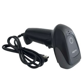 Leitor de código de barras USB aproximadamente 1D - Indicador LED, Beeper - Velocidade 300 vezes por segundo - Cor preta Leitor de código de barras USB aproximadamente 1D - Indicador LED, Beeper - Velocidade 300 vezes por segundo - Cor preta