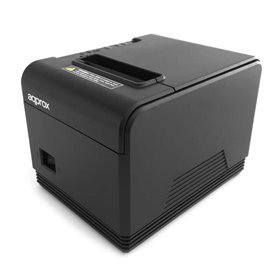Impressora de recibos térmica aproximada - Resolução 203dpi - Velocidade 300mm/s - USB, RJ-45, RS232 e RJ11 - Corte automático e Impressora de recibos térmica aproximada - Resolução 203dpi - Velocidade 300mm/s - USB, RJ-45, RS232 e RJ11 - Corte automático e