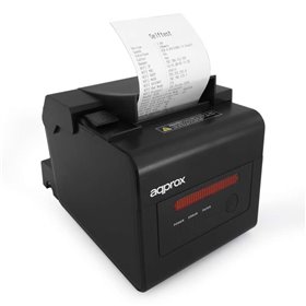 Impressora de recibos térmica aproximada WiFi + LAN - Resolução 203 dpi - Velocidade 300 mm/s - USB, RJ-11, LAN - Corte automáti Impressora de recibos térmica aproximada WiFi + LAN - Resolução 203 dpi - Velocidade 300 mm/s - USB, RJ-11, LAN - Corte automáti