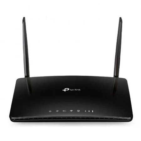 Roteador sem fio TP-Link Dual Band 4G+ LTE AC1200 - 4 portas LAN RJ-45 - Slot para cartão SIM - 2 antenas removíveis