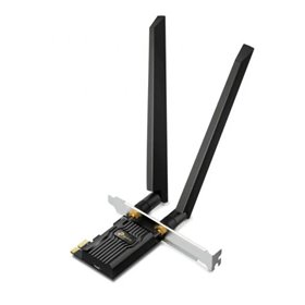 Adaptador de rede TP-Link Archer TXE72E PCIe AXE5400 Wi-Fi 6E Bluetooth 5.3 - 2 antenas removíveis