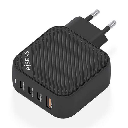 Carregador Aisens GAN 100W - 3xUSB-C PD3.0 QC4.0 - 1xUSB-A QC3.0