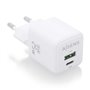 Carregador Aisens Gan 25W - 1xUSB-C PD3.0 QC4.0 - 1xUSB-A QC3.0 - Branco