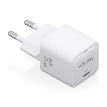 Carregador Aisens GAN 35W - 1xUSB-C PD3.0 QC4.0