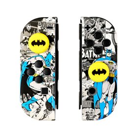 FR-TEC Combo Pack Capas rígidas protetoras do Batman para Nintendo Switch Joycons - Punhos com logotipo do Batman - Caixa com 16