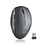 Mouse ergonômico sem fio NGS - 5 botões - Teclas silenciosas - Roda de rolagem - Conexão 2,4 Ghz - DPI ajustável - Cor preta