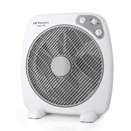 Ventilador portátil Orbegozo BF 0140 com difusor giratório e temporizador - Ideal para escritórios, camping e salas pequenas - s