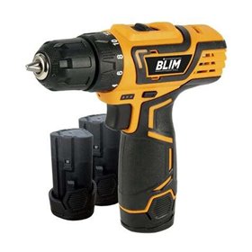 Furadeira sem fio Blim 12V 2Ah - 28Nm de torque máximo - 2 velocidades 0-400 e 0-1500rpm - Inclui 2 baterias e maleta de transpo Furadeira sem fio Blim 12V 2Ah - 28Nm de torque máximo - 2 velocidades 0-400 e 0-1500rpm - Inclui 2 baterias e maleta de transpo