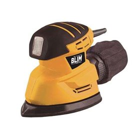 Lixadeira orbital tipo mouse Blim 130W - Velocidade variável 0-15000rpm - Sistema de extração de pó - Inclui estojo com acessóri Lixadeira orbital tipo mouse Blim 130W - Velocidade variável 0-15000rpm - Sistema de extração de pó - Inclui estojo com acessóri
