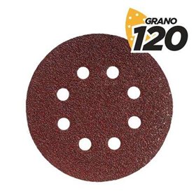 Blim Pacote de 10 Lixas Velcro para Lixadeira BL0136 - 125mm - Grão 120 - Formato Circular Blim Pacote de 10 Lixas Velcro para Lixadeira BL0136 - 125mm - Grão 120 - Formato Circular