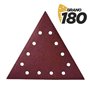 Blim Pacote de 5 Lixas com Velcro para Lixadeira BL0223 - Grão 180 - Formato Triangular