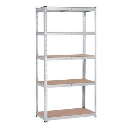 Estante Galvanizada Blim 5 Prateleiras Ajustáveis - Medidas 180x90x40cm - Peso Máx. 175kg por prateleira