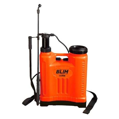 Sulfador traseiro manual Blim 12L - Bomba com pressão até 4 bar - Bico ajustável - Design de mochila