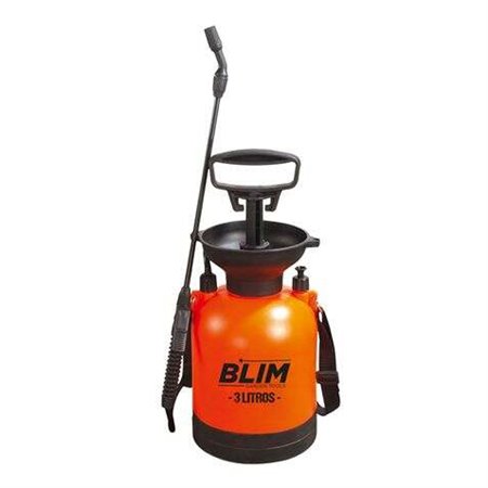 Blim Sulfator/Pulverizador Portátil 3L - Bomba com Pressão até 3 bar - Bico Ajustável - Alça de Ombro