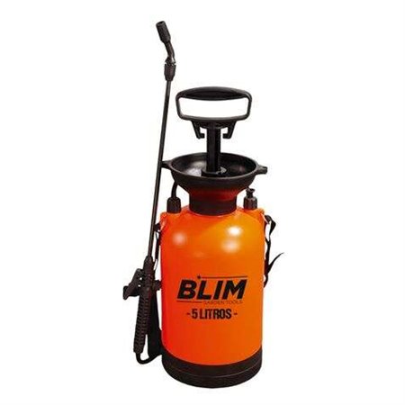 Blim Sulfator/Pulverizador Portátil 5L - Bomba com Pressão até 3 bar - Bico Ajustável - Alça de Ombro