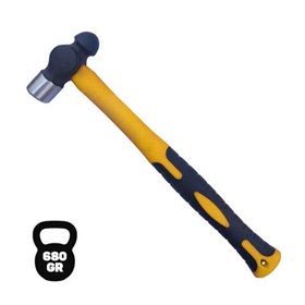 Martelo Esférico Blim - Peso 680 Gr - Cabeça em Aço Forjado - Cabo em Fibra de Vidro - Cor Preta Martelo Esférico Blim - Peso 680 Gr - Cabeça em Aço Forjado - Cabo em Fibra de Vidro - Cor Preta