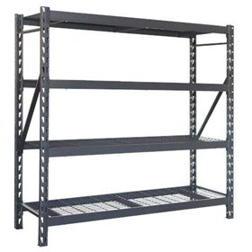 Prateleira Metálica Ajustável Blim - Dimensões 195x183x61mm - Suporte 700kg por prateleira - Fácil Montagem - Revestimento em Pó Prateleira Metálica Ajustável Blim - Dimensões 195x183x61mm - Suporte 700kg por prateleira - Fácil Montagem - Revestimento em Pó