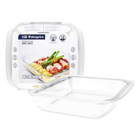 Bandejas de vidro da série Orbegozo BNC - Versatilidade em sua cozinha - Resistência e durabilidade únicas - Capacidade de 1,8L  Bandejas de vidro da série Orbegozo BNC - Versatilidade em sua cozinha - Resistência e durabilidade únicas - Capacidade de 1,8L