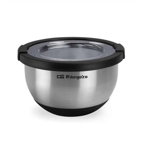 Tigela de aço inoxidável Orbegozo BOA 1500 - Série BOA - Durável e segura - Capacidade de 1,5L - Base antiderrapante - Sem BPA - Tigela de aço inoxidável Orbegozo BOA 1500 - Série BOA - Durável e segura - Capacidade de 1,5L - Base antiderrapante - Sem BPA -