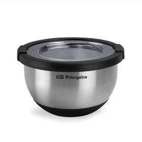 BOWL de aço inoxidável Orbegozo BOA 3000 - Série BOA - Capacidade 3L - Base de silicone antiderrapante - Sem BPA - Pode ser lava