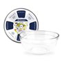 Conjunto da série Orbegozo BOL de 3 tigelas de vidro ultra-resistentes versáteis e duráveis para cozinhar e servir Capacidade de