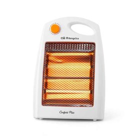 Fogão compacto de quartzo Orbegozo BP 5007 - Calor intenso e uniforme por radiação - 2 níveis de potência - Sistema de segurança