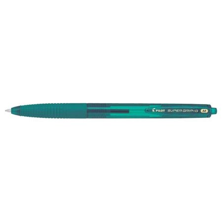 Caneta esferográfica retrátil Pilot SuperGrip G - Ponta redonda de 1,0 mm - Curso de 0,4 mm - Tinta a óleo - Punho ergonômico - 