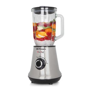 Liquidificador de vidro saudável Orbegozo BV 3500 - Jarro de vidro 1,5L - Lâmina de aço inoxidável - 2 velocidades - Potência 50 Liquidificador de vidro saudável Orbegozo BV 3500 - Jarro de vidro 1,5L - Lâmina de aço inoxidável - 2 velocidades - Potência 50