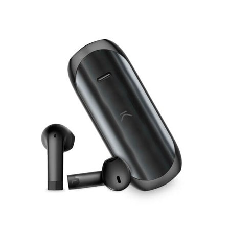 Fones de ouvido sem fio Ksix Halley com microfone Bluetooth 5.1 - Duração da bateria até 4 horas - Controle de toque - Estojo de