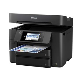 Impressora multifuncional Epson WorkForce Pro WF4830DTWF Fax colorido WiFi Duplex 25ppm
