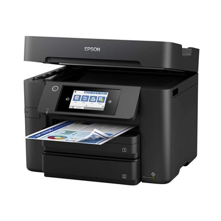 Impressora multifuncional Epson WorkForce Pro WF4830DTWF Fax colorido WiFi Duplex 25ppm