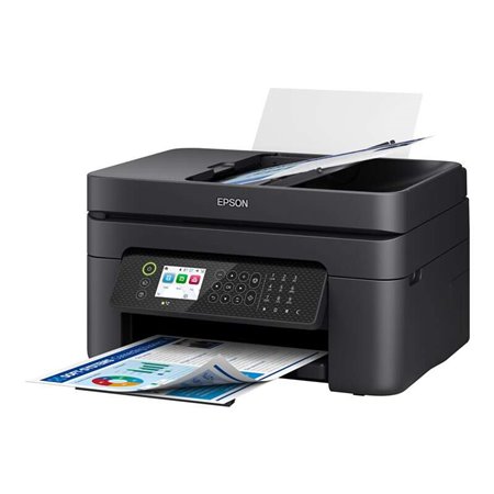 Impressora multifuncional Epson Workforce WF2950DWF Fax colorido Duplex WiFi 33ppm