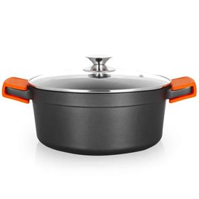 Orbegozo CDH 3028 - Caçarola de alumínio fundido - Cozinha com segurança e versatilidade - Antiaderente e adequada para todos os Orbegozo CDH 3028 - Caçarola de alumínio fundido - Cozinha com segurança e versatilidade - Antiaderente e adequada para todos os